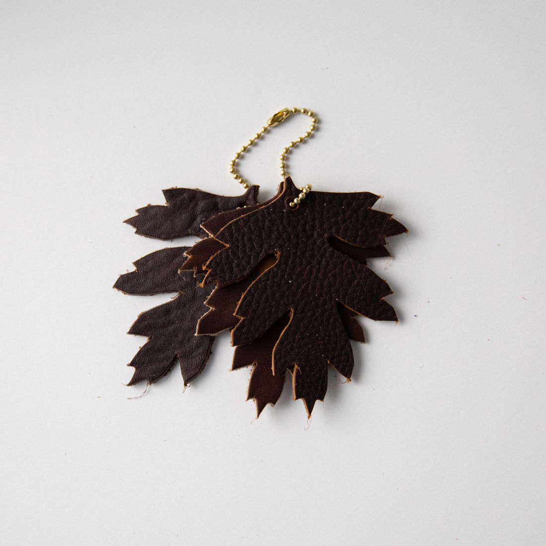 Dark Brown Leaf Charms