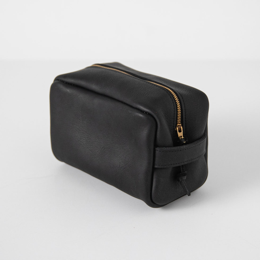 Mens Toiletry Bag: Tan Dopp Kit  leather toiletry bag by KMM & Co.