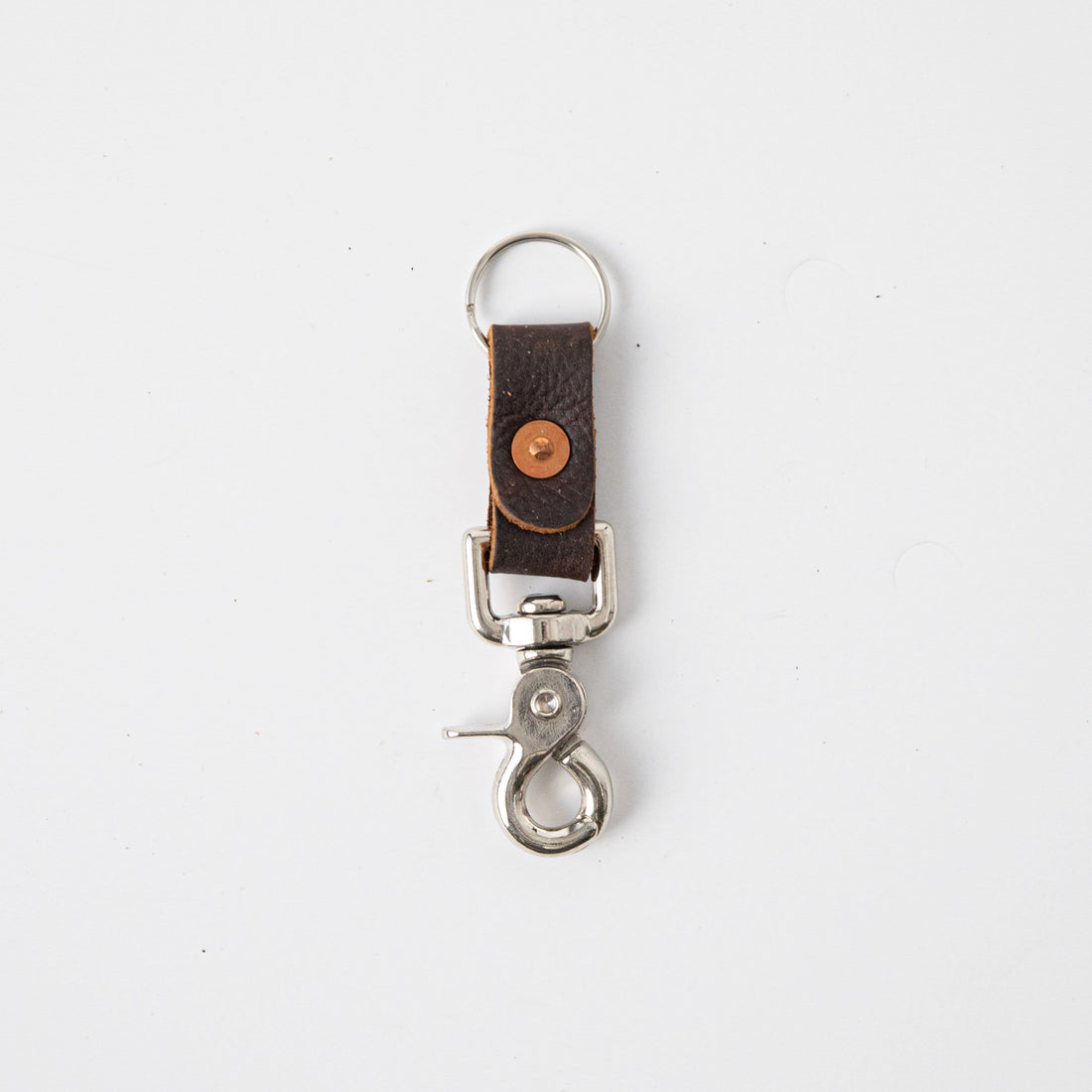 Leather Valet Keychain Leather Key Chain With Belt Loop Clip For