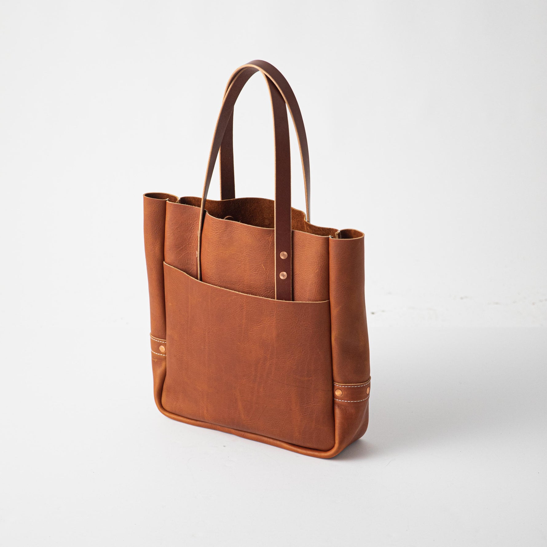Cypress Carryall | Large Leather Tote Bags handmade by KMM & Co.