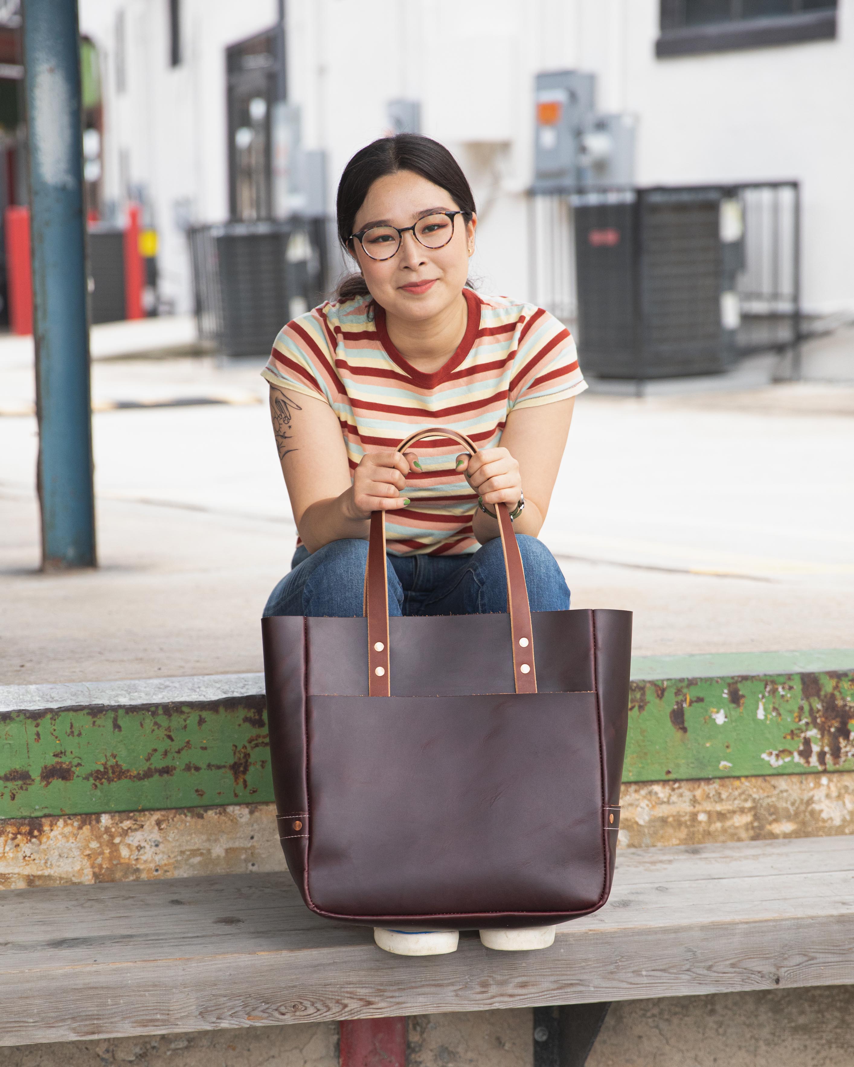 Oxblood Carryall Tote