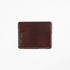 Burgundy Slim Card Wallet- slim wallet - mens leather wallet - KMM & Co.