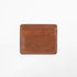 Cognac Slim Card Wallet- slim wallet - mens leather wallet - KMM & Co.