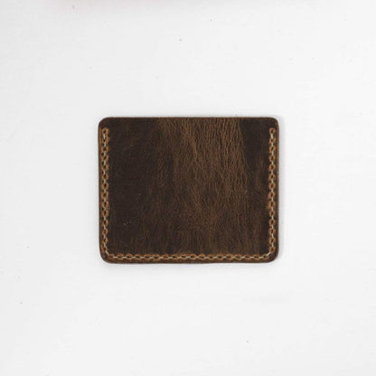 Crazy Horse Slim Card Wallet- slim wallet - mens leather wallet - KMM &amp; Co.