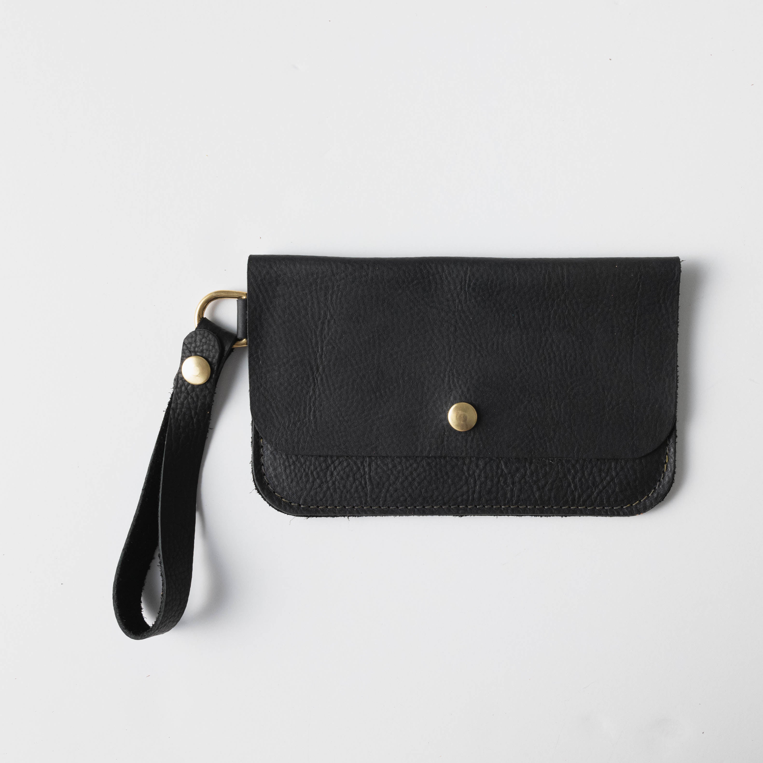 Black 2024 wristlet clutch