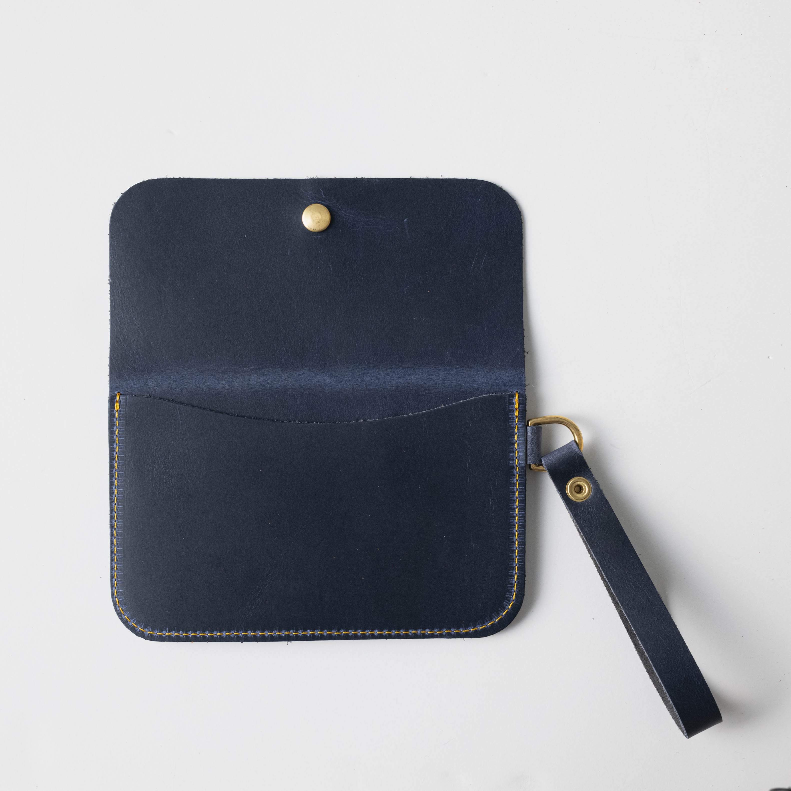 Navy Wristlet Clutch