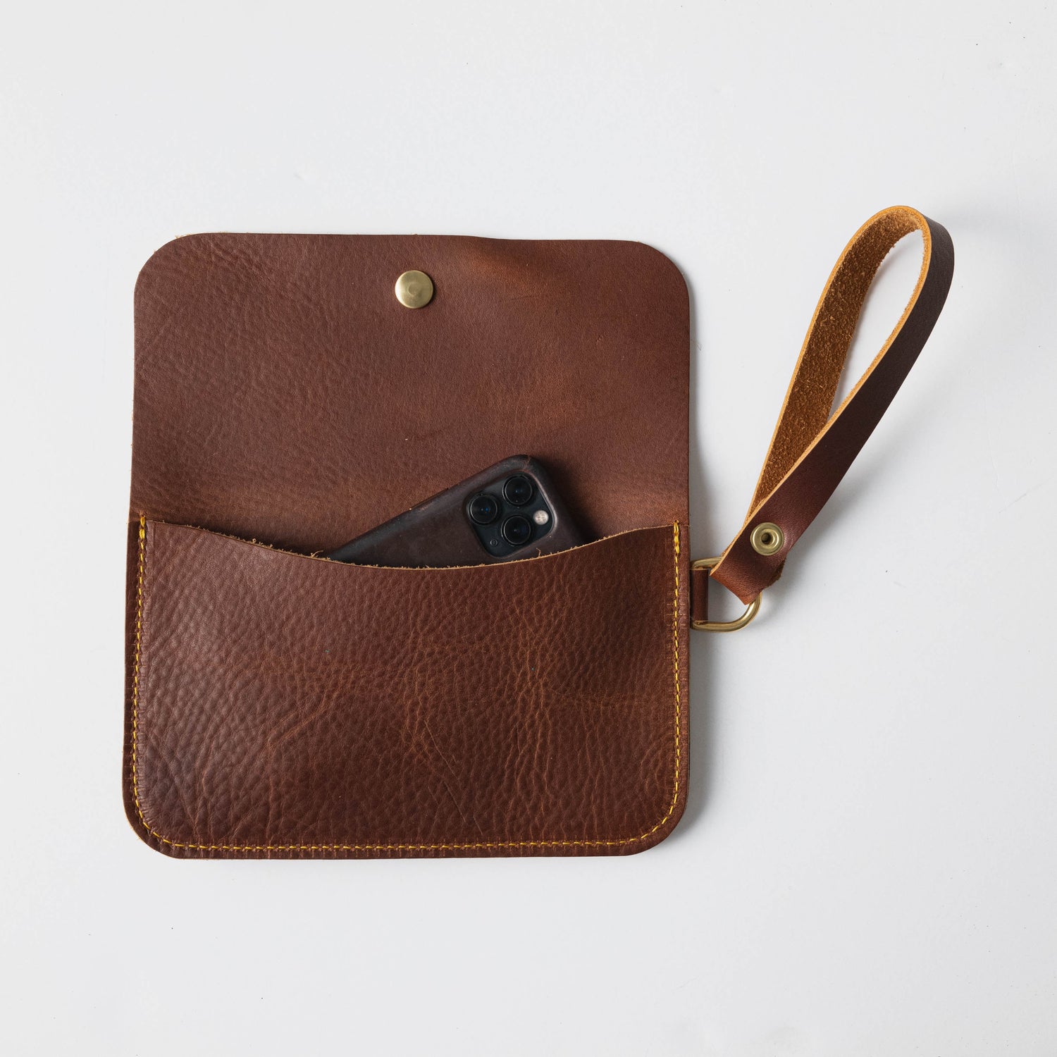 Buy Women's Wristlet Leather Mini Crossbody Bag, Clutch Purse