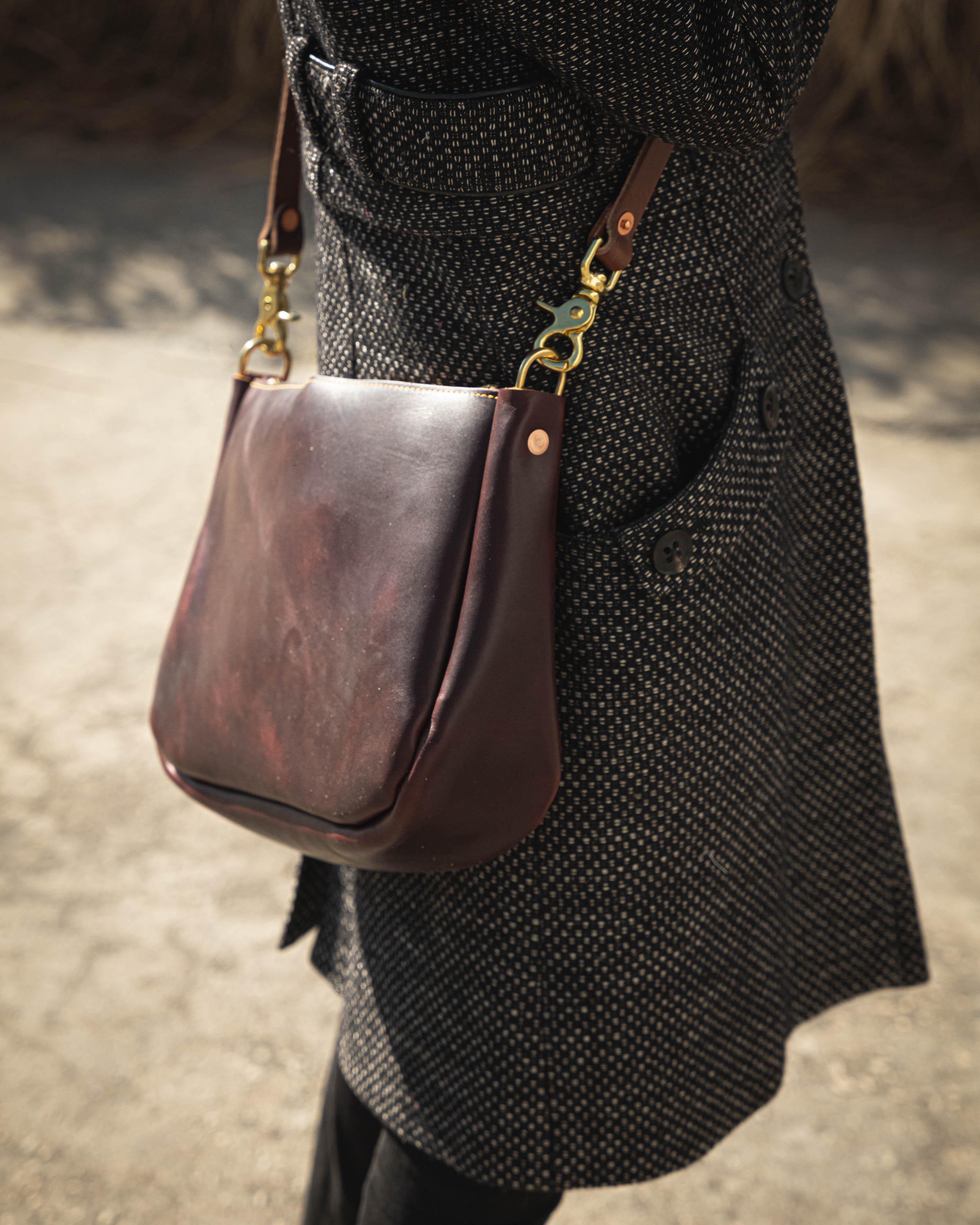 Oxblood Crossbody Bag Leather Crossbody Bags Handbags KMM Co