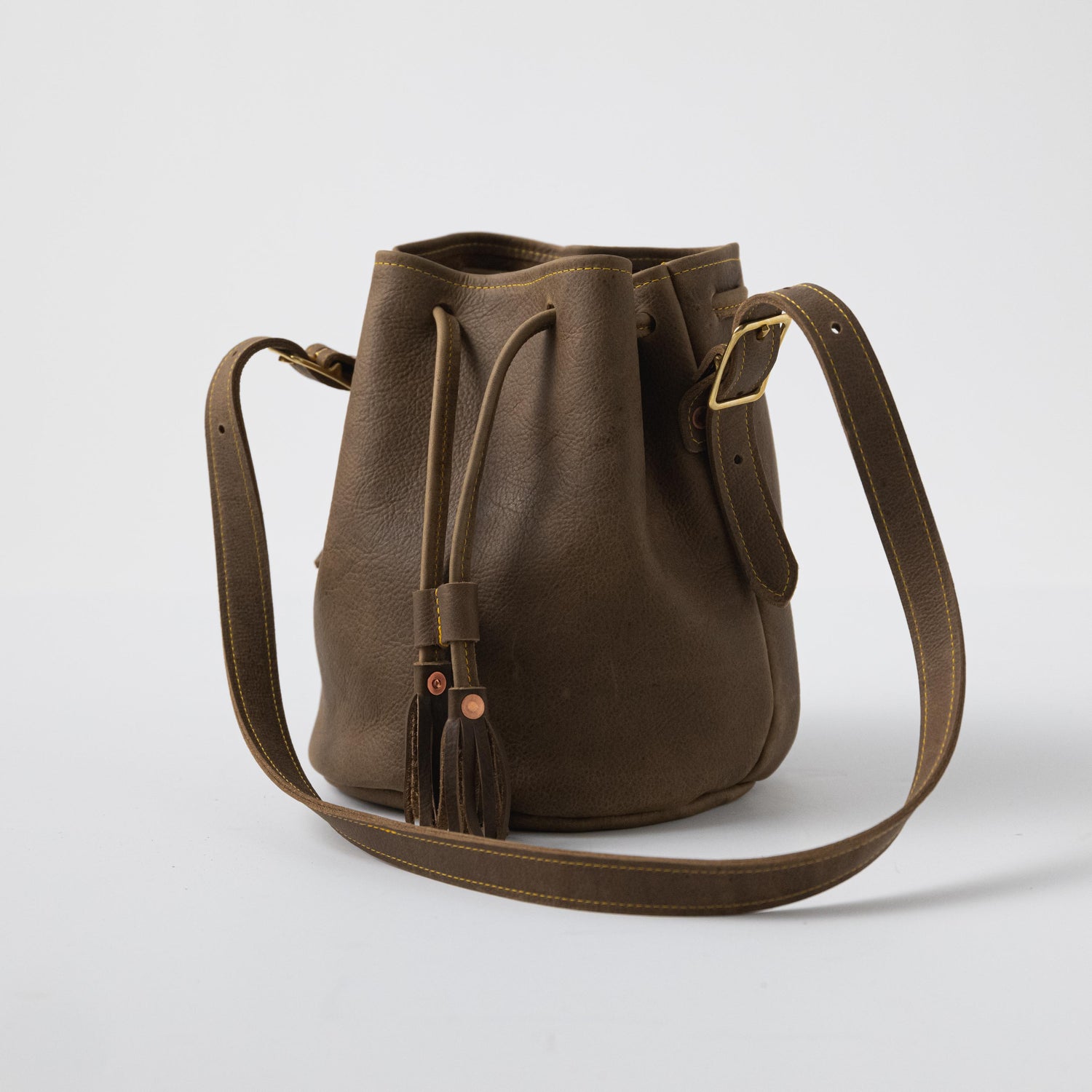 Olive Kodiak Bucket Bag