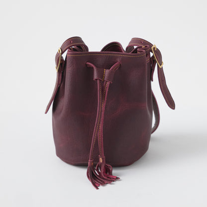 Burgundy Leather Phone Holder Handmade Sling Bag Phone Pouch -  Canada