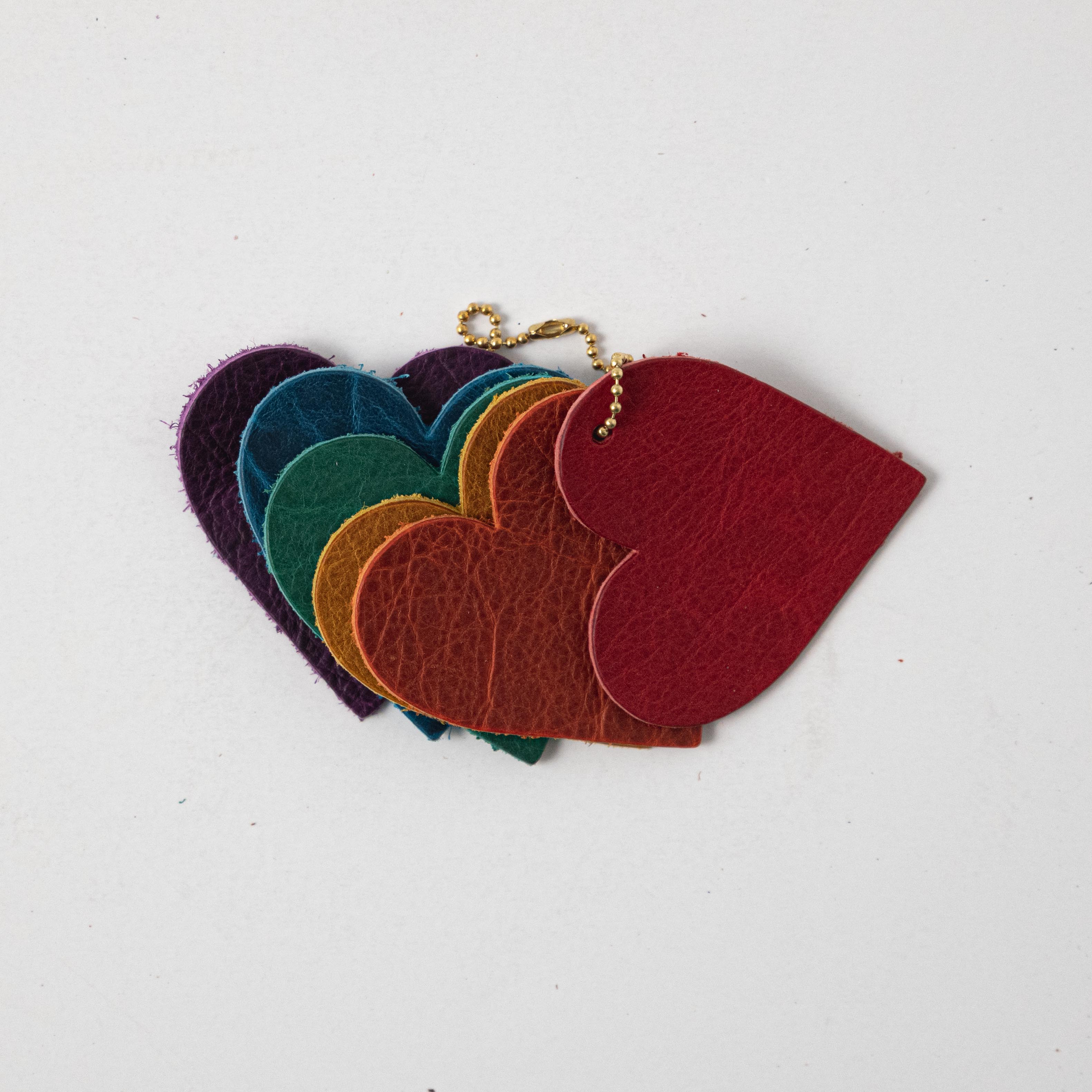 LGBTQ Pride Rainbow Heart Charms