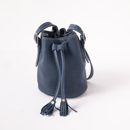 Blue Cypress Bucket Bag