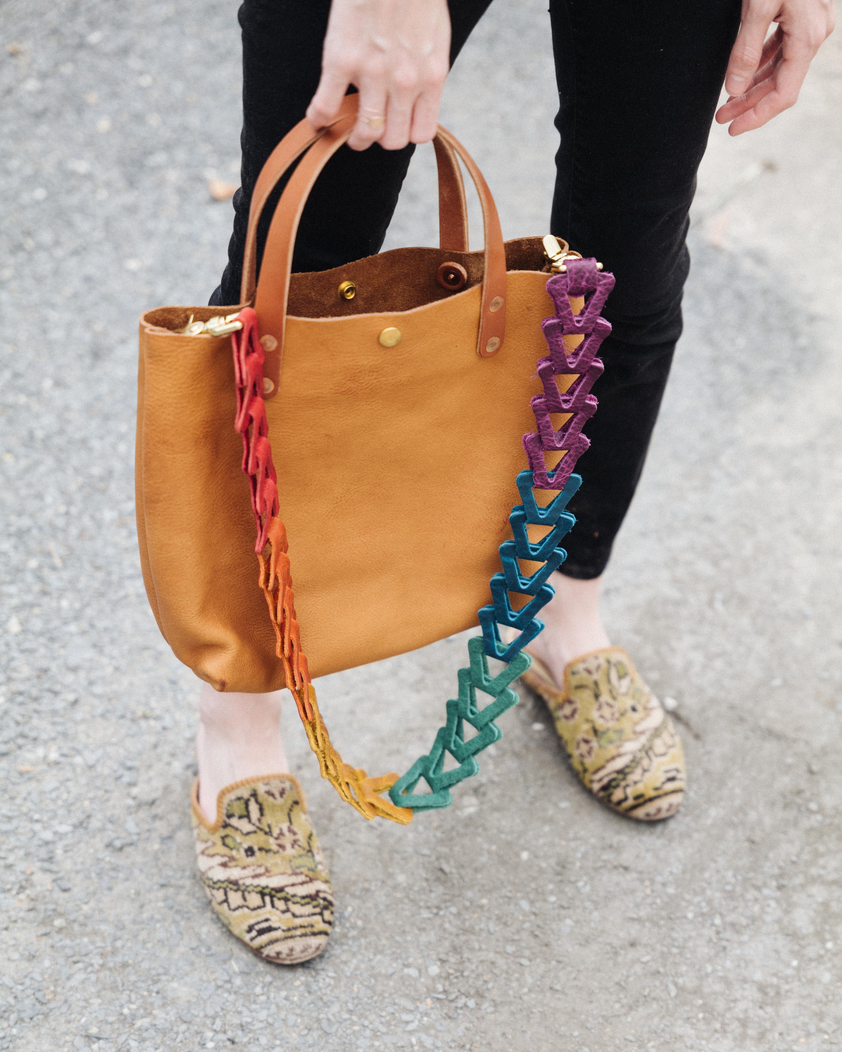 Chain link shop purse strap