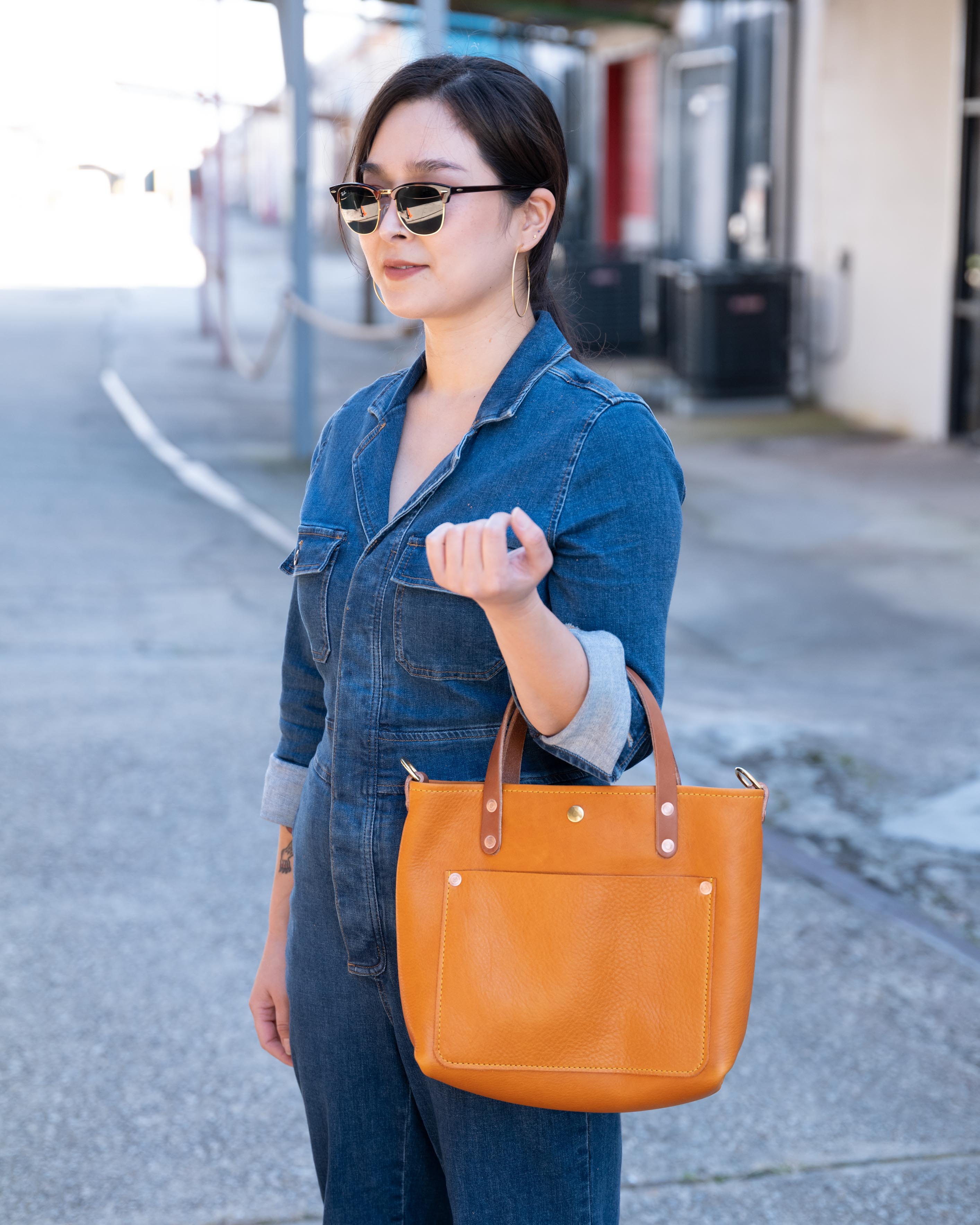 Orange Cypress Mini Travel Tote