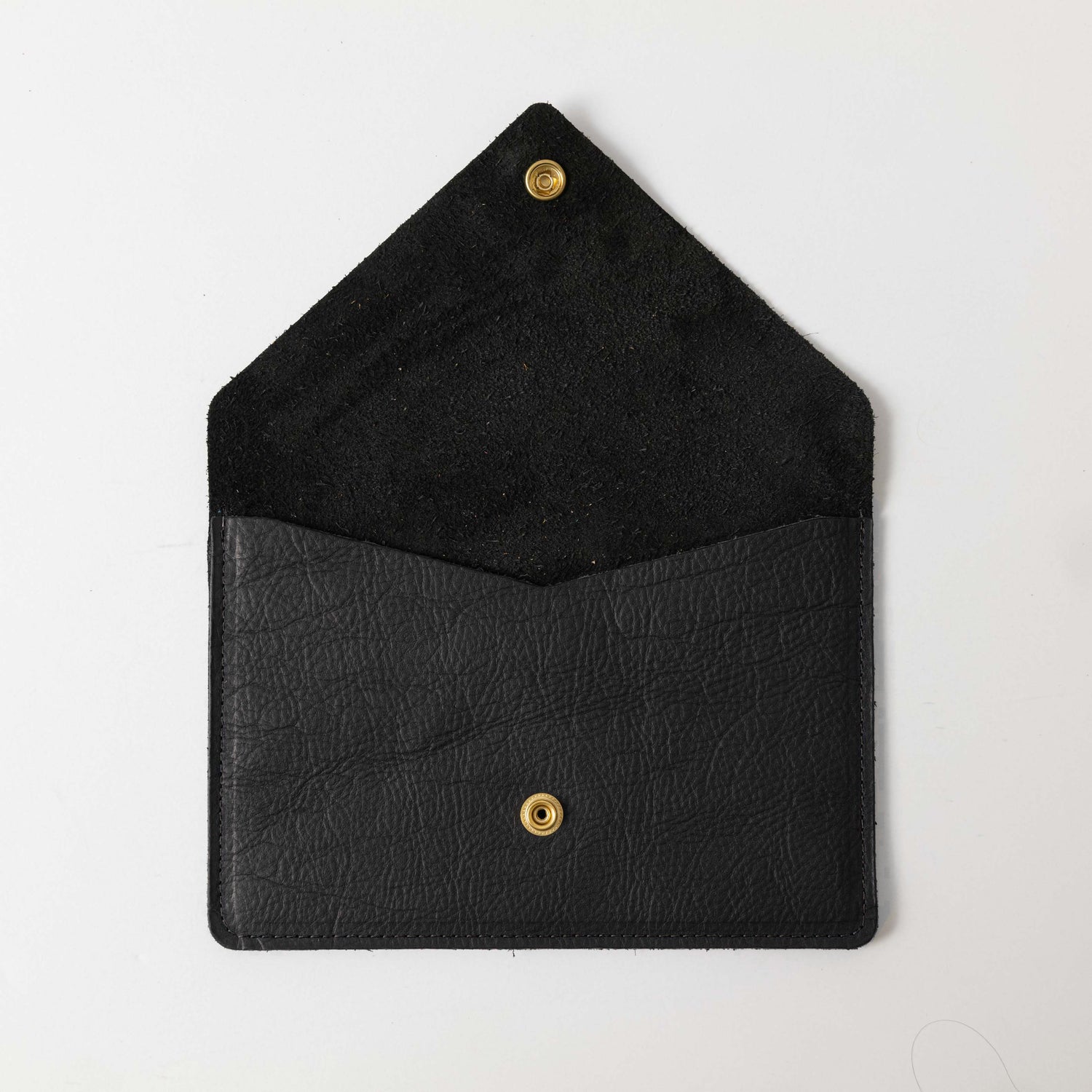 Black Kodiak Leather Clutch