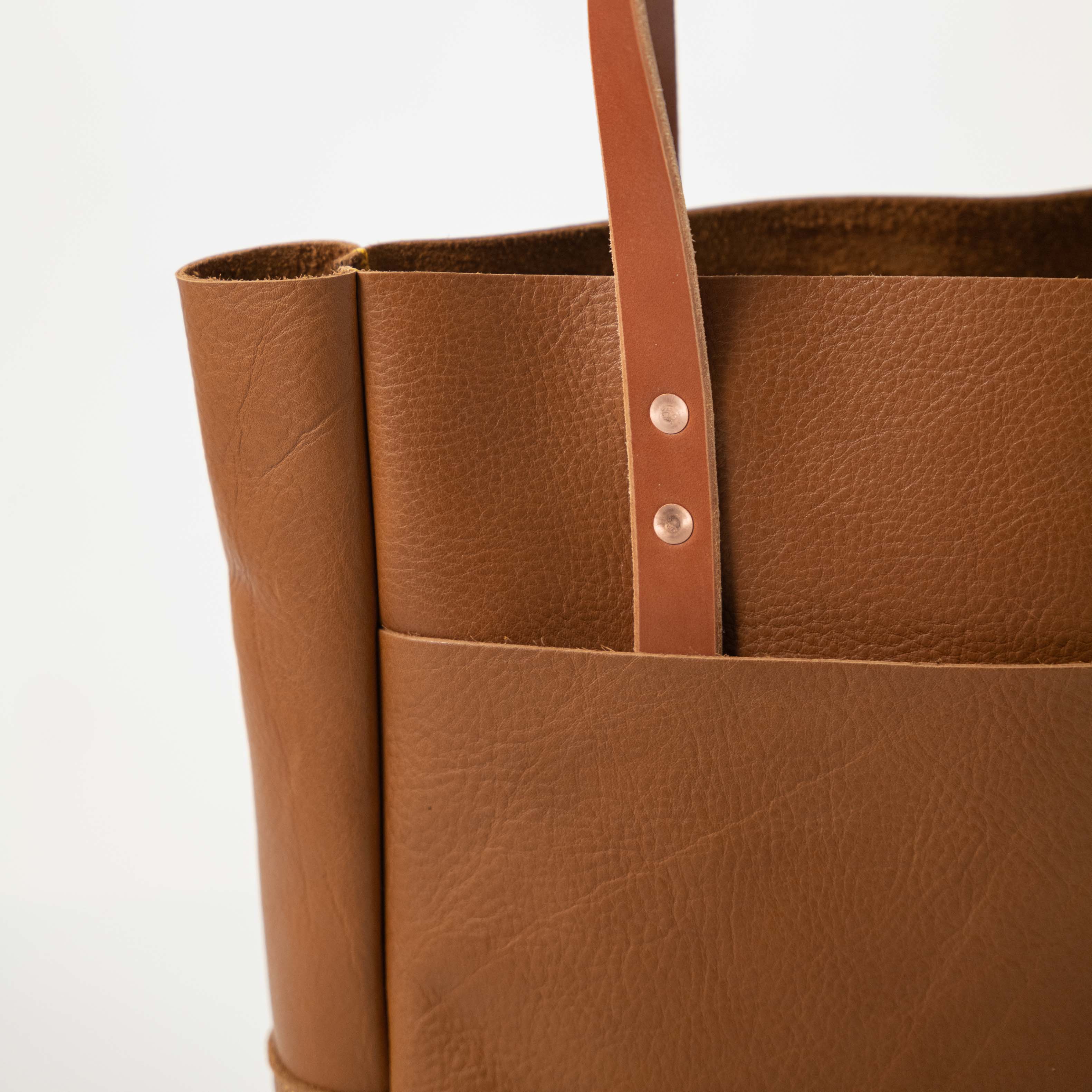 Cognac Cypress Carryall Tote