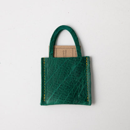 Green Bison Tiny Tote