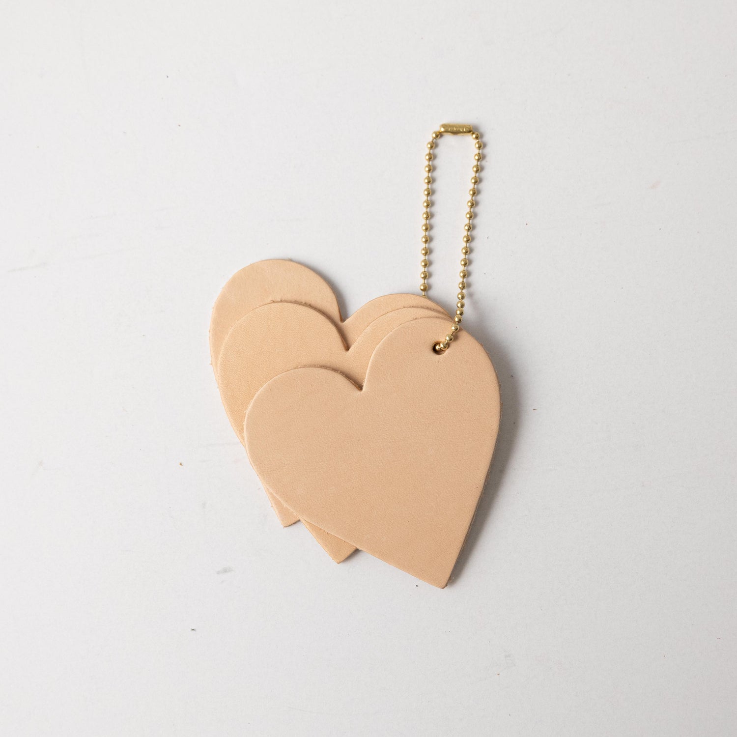 Vegetable Tanned Heart Charms