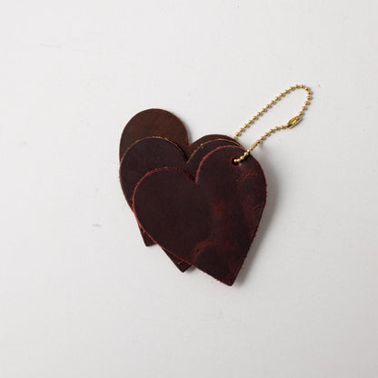 Dark Red Heart Charms