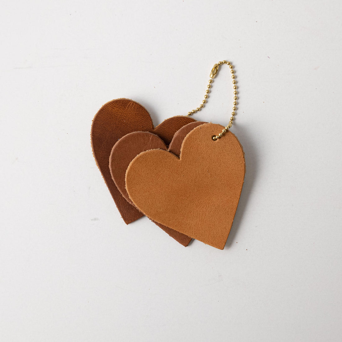 Tan Heart Charms