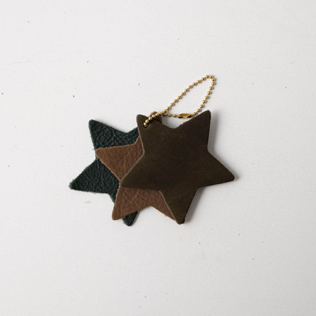 Dark Green Star Charms