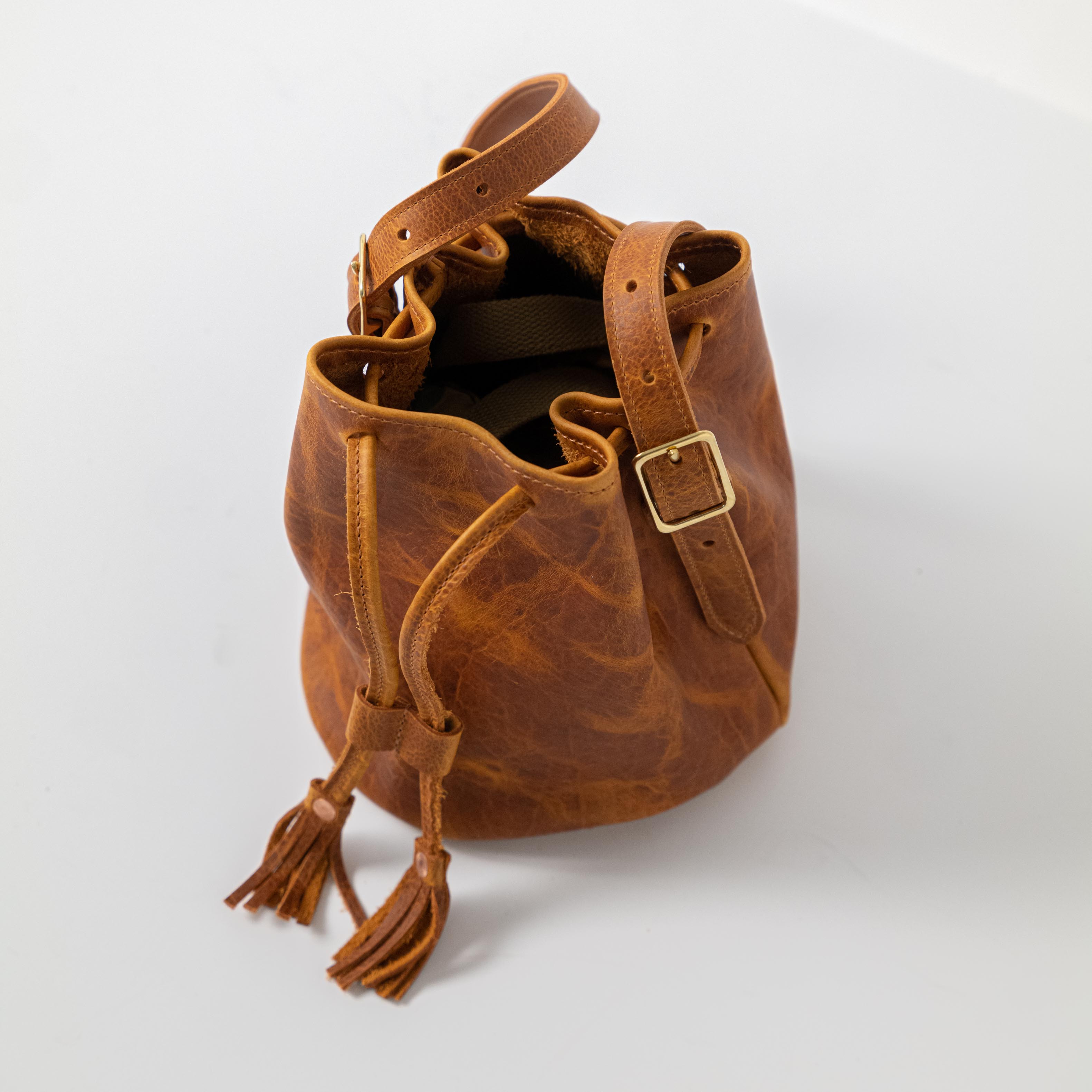 KMM Leather order Tote in Honey