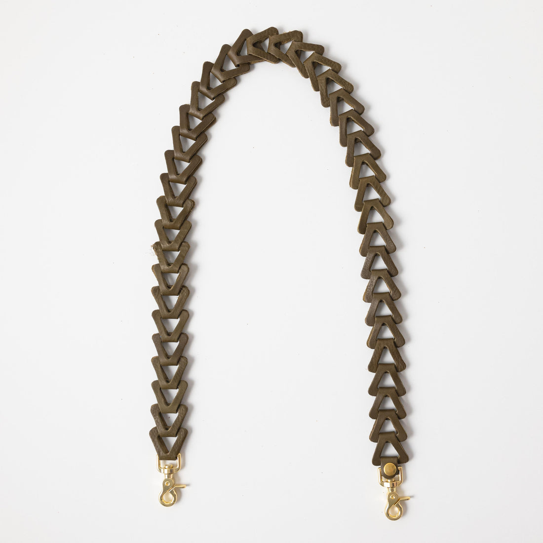 Olive Cypress Chain Link Strap