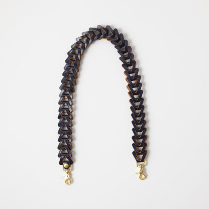 Glossy Purple Chain Link Strap