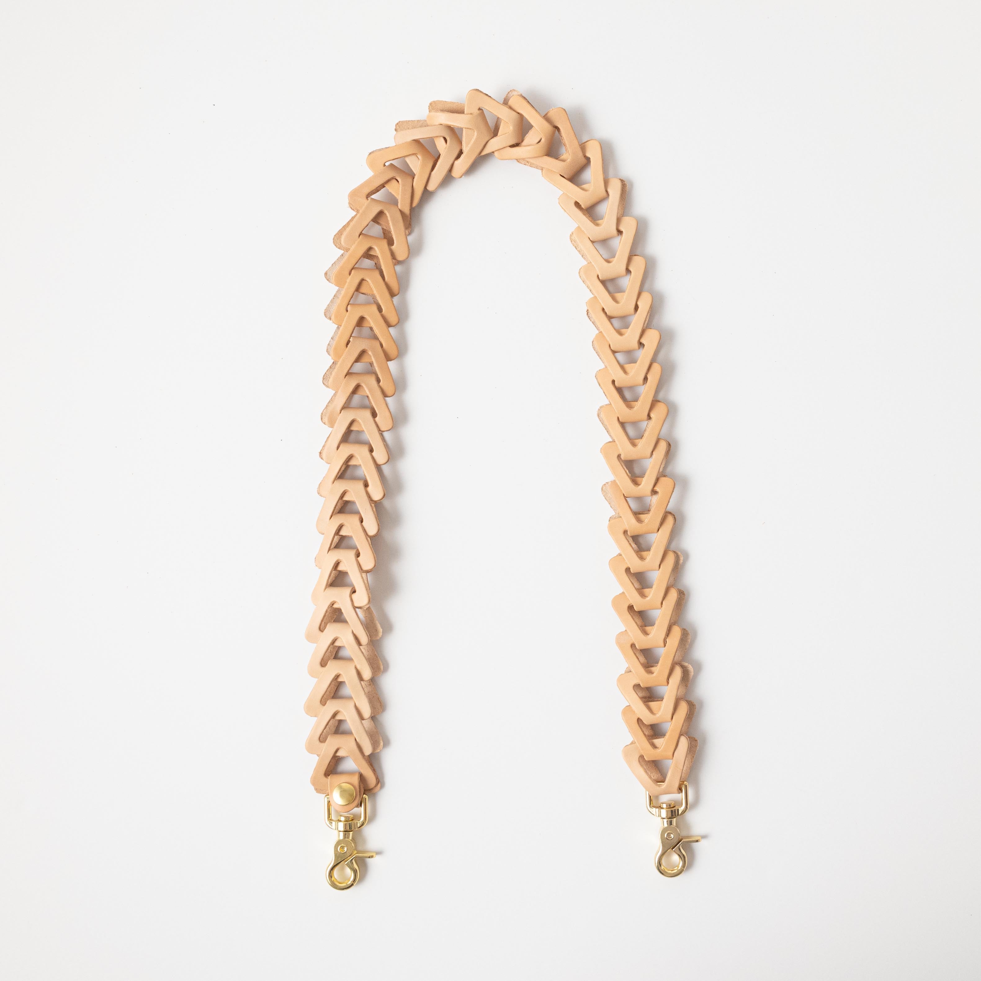 Vegetable Tanned Chain Link Strap