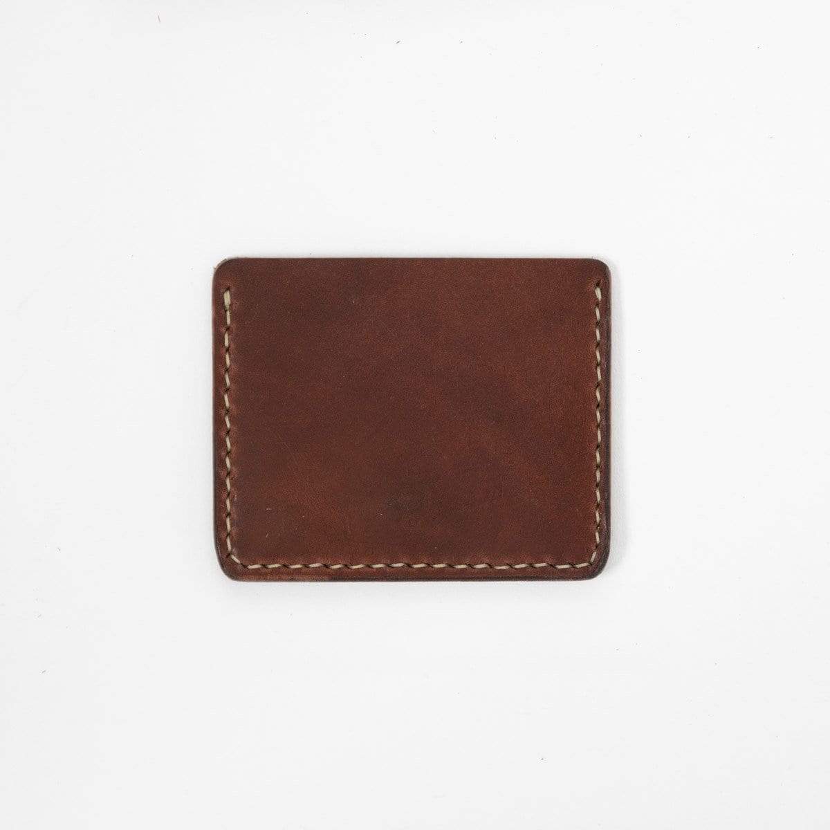 Medium Brown Slim Card Wallet- slim wallet - mens leather wallet - KMM &amp; Co.