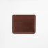 Medium Brown Slim Card Wallet- slim wallet - mens leather wallet - KMM & Co.